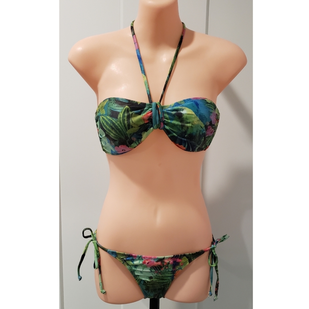 Old Navy Tropical Print Bikini Set